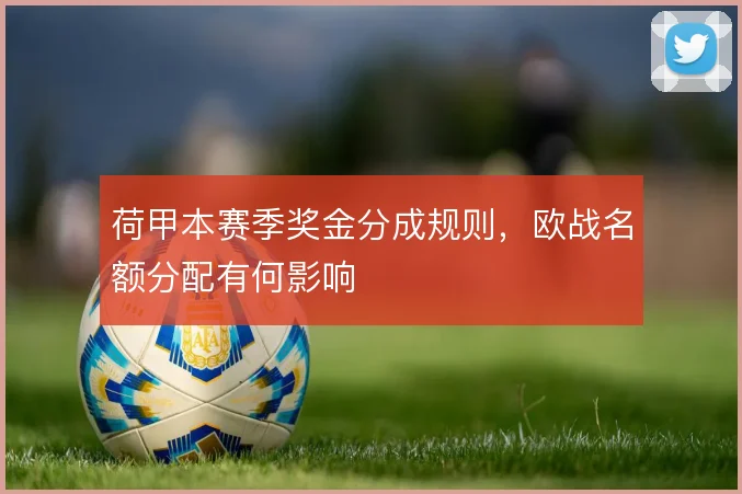 荷甲本赛季奖金分成规则,欧战名额分配有何影响